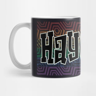 LGBTQ PATTERN AMERICA HAYES Mug